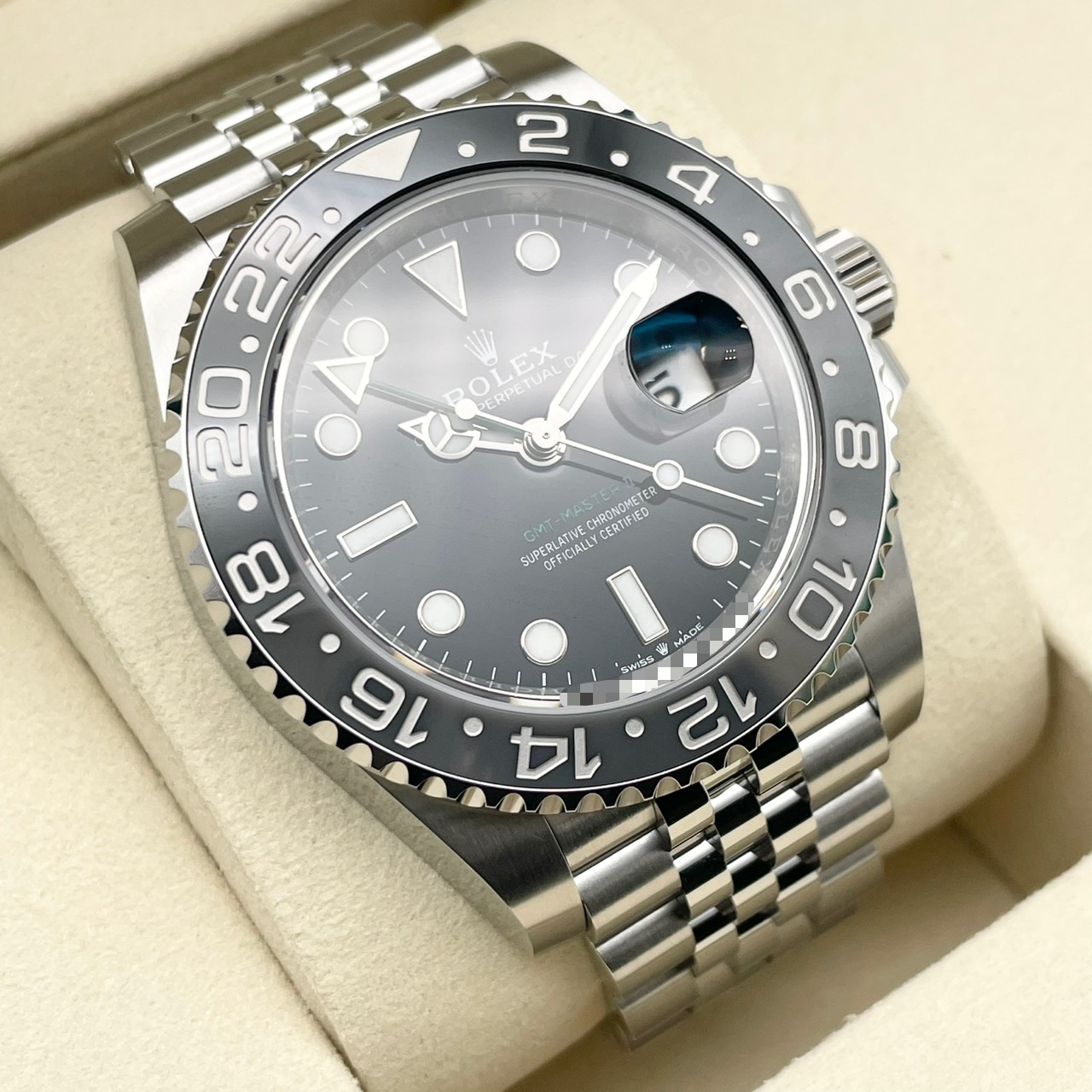 ロレックス GMTマスターII 126710GRNR ブラック ジュビリーブレス 40mm