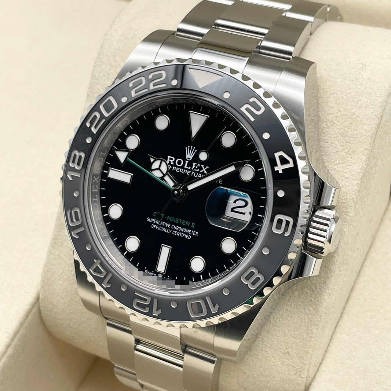 ロレックス GMTマスターII 126710GRNR ブラック オイスターブレスレット 40mm