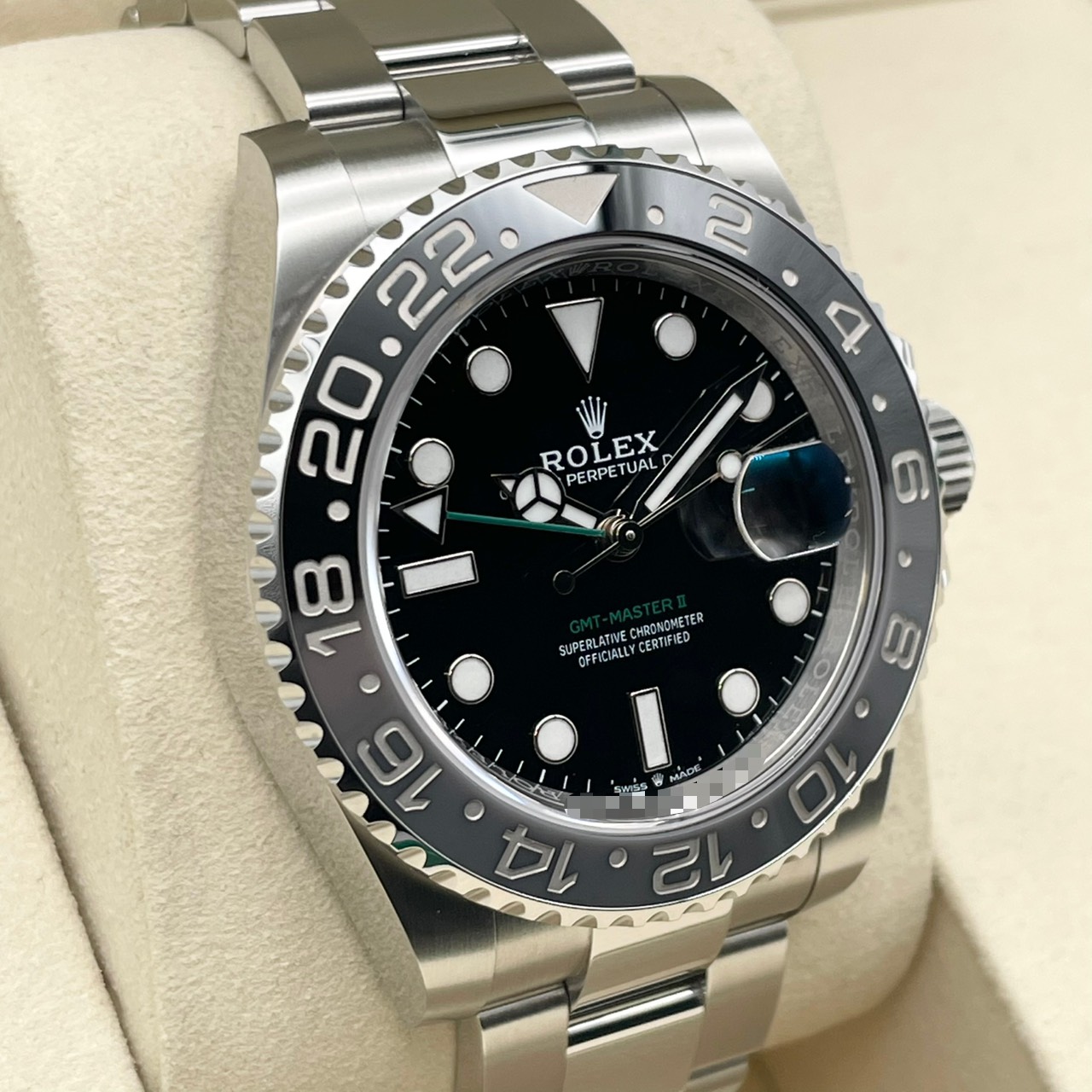 ロレックス GMTマスターII 126710GRNR ブラック オイスターブレスレット 40mm