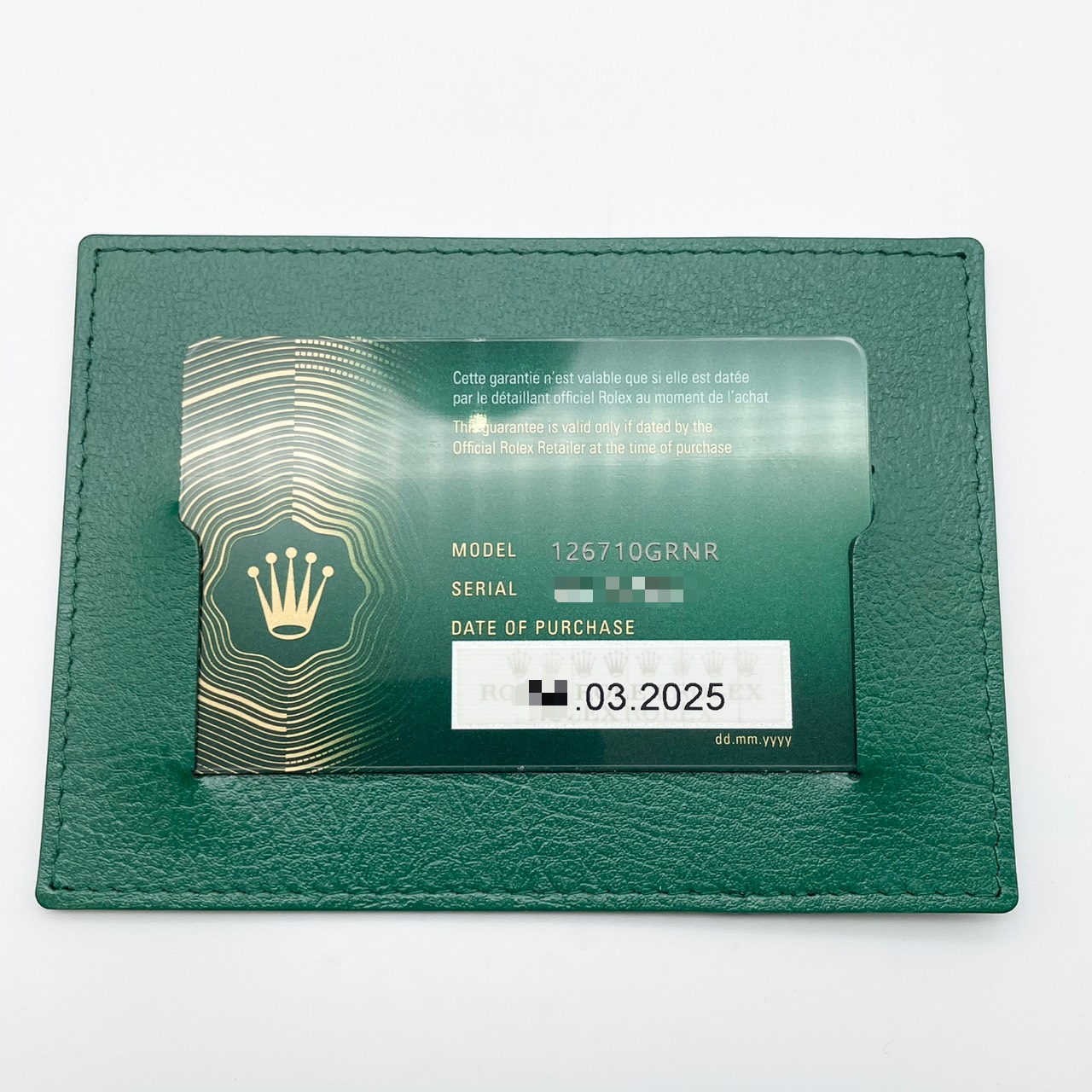 ロレックス GMTマスターII 126710GRNR ブラック オイスターブレスレット 40mm