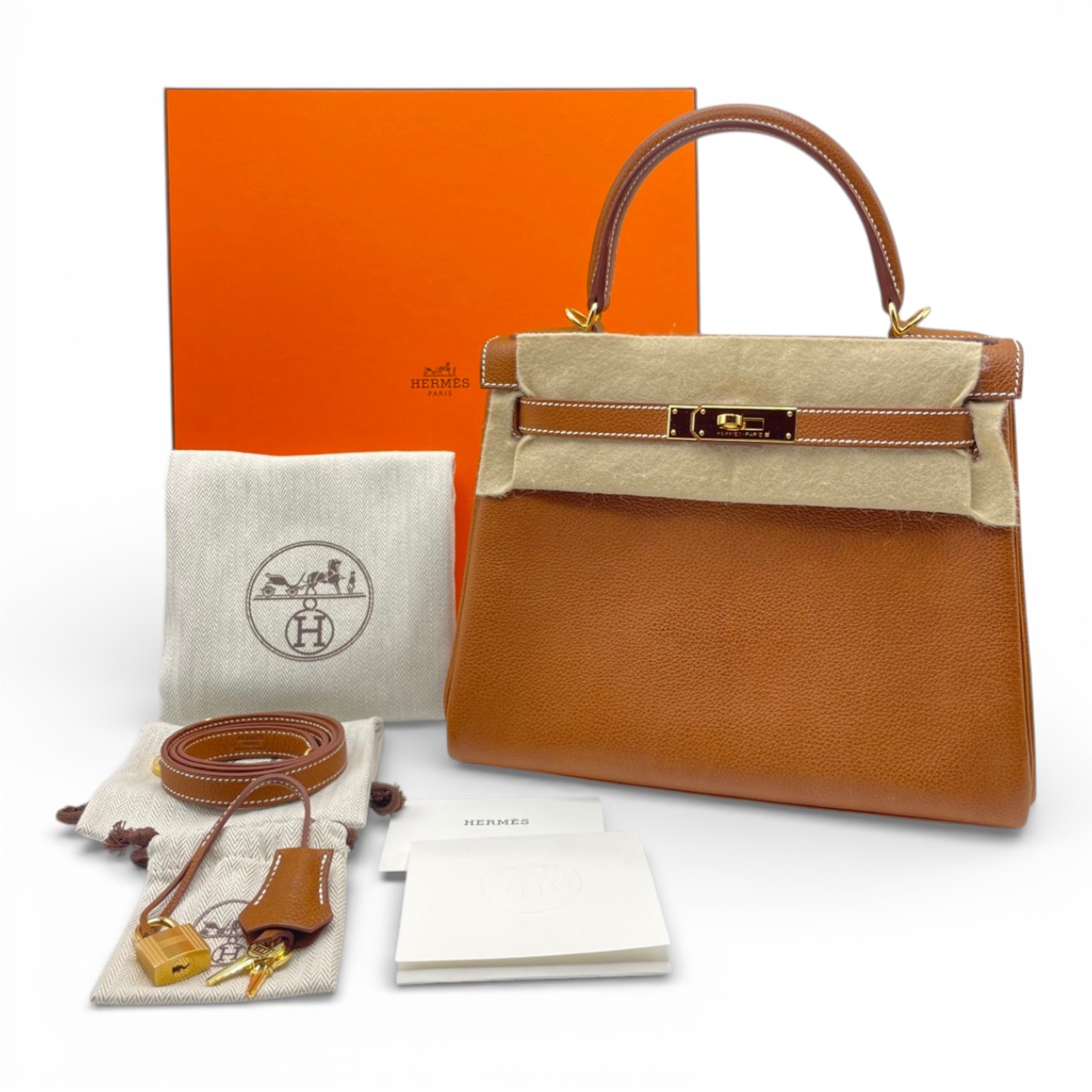 エルメス ケリー 28 フォーブ バレニアフォーブル ゴールド金具 K刻印