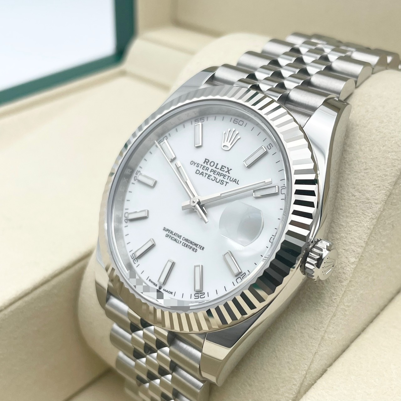 ロレックス デイトジャスト 126334 ホワイト ジュビリーブレスレット 41mm