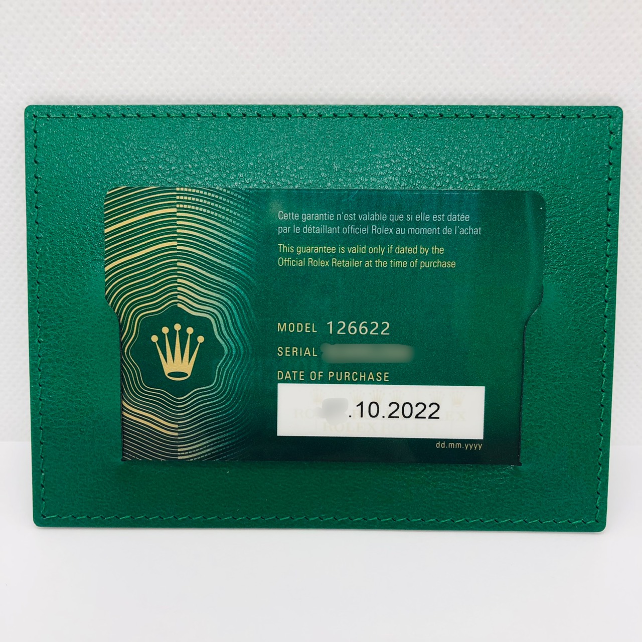 ロレックス ヨットマスター 126622 オイスターブレスレット ダークロジウム 40mm