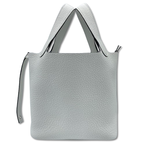 エルメス ピコタンロック PM ニューホワイト トリヨンクレマンス シルバー金具 W刻印