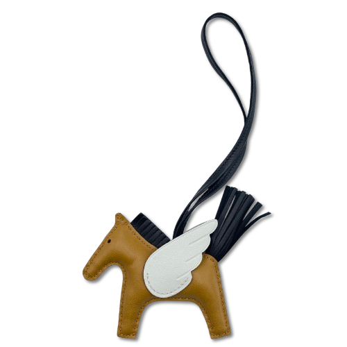 エルメス ペガサスチャーム PM セサミ/クレ/ノワール B刻印