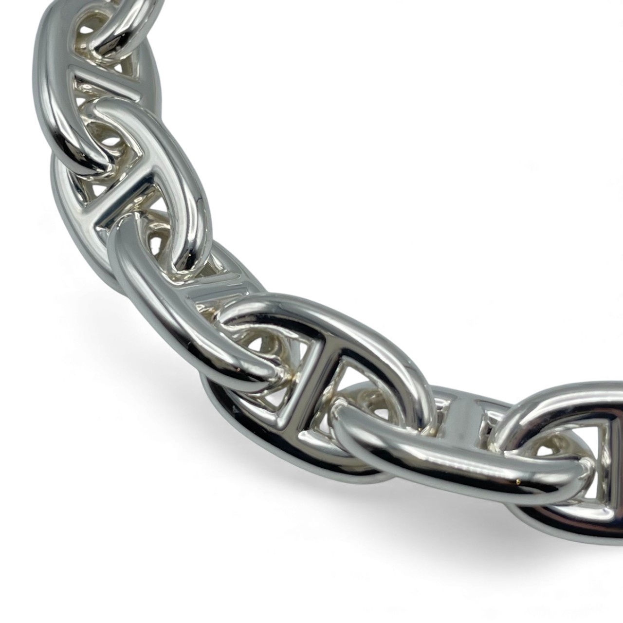 エルメス シェーヌ・ダンクル ブレスレット MM シルバー925 16コマ