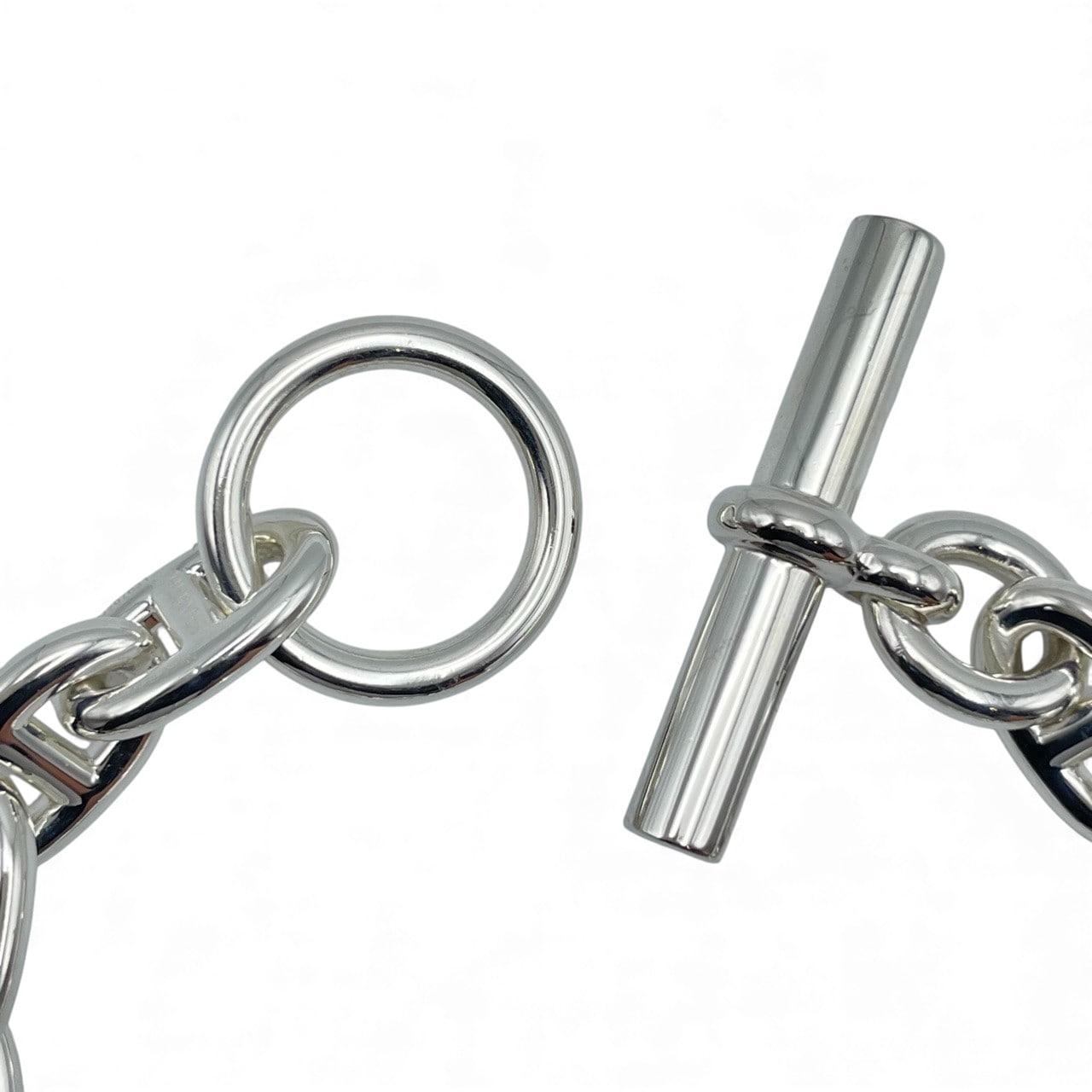 エルメス シェーヌ・ダンクル ブレスレット MM シルバー925 16コマ