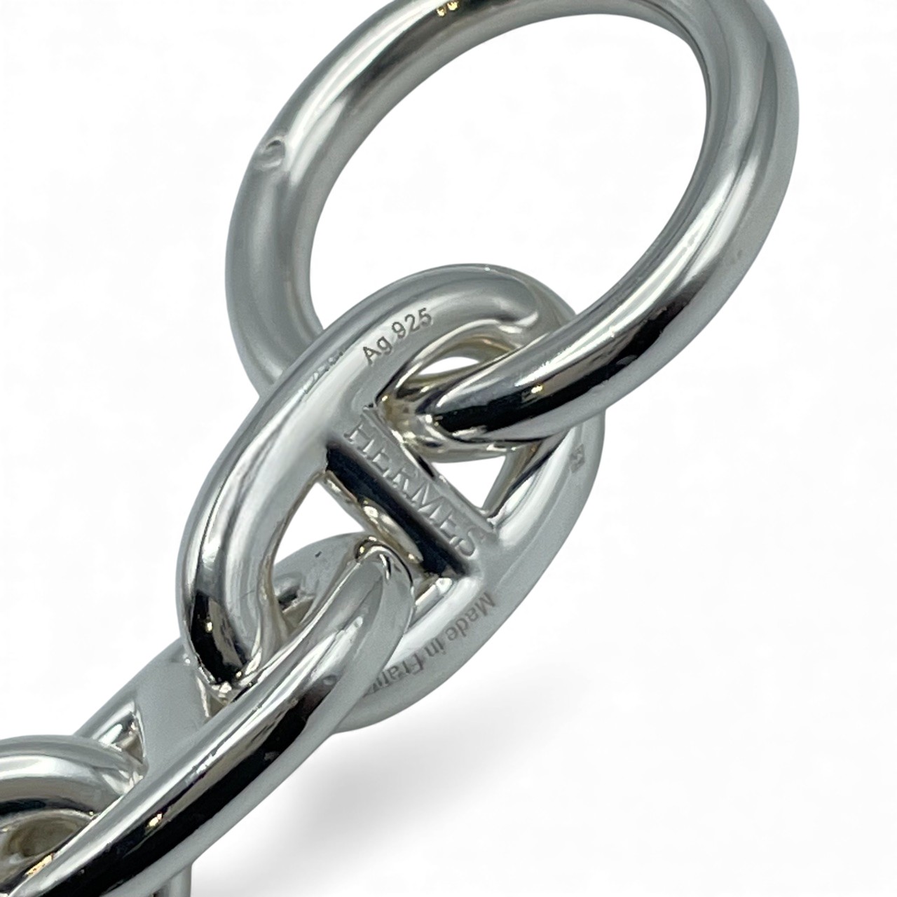 エルメス シェーヌ・ダンクル ブレスレット MM シルバー925 16コマ