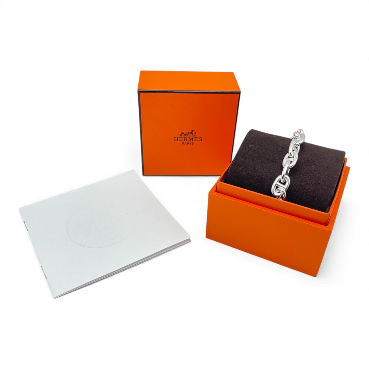 エルメス シェーヌ・ダンクル ブレスレット MM シルバー925 16コマ