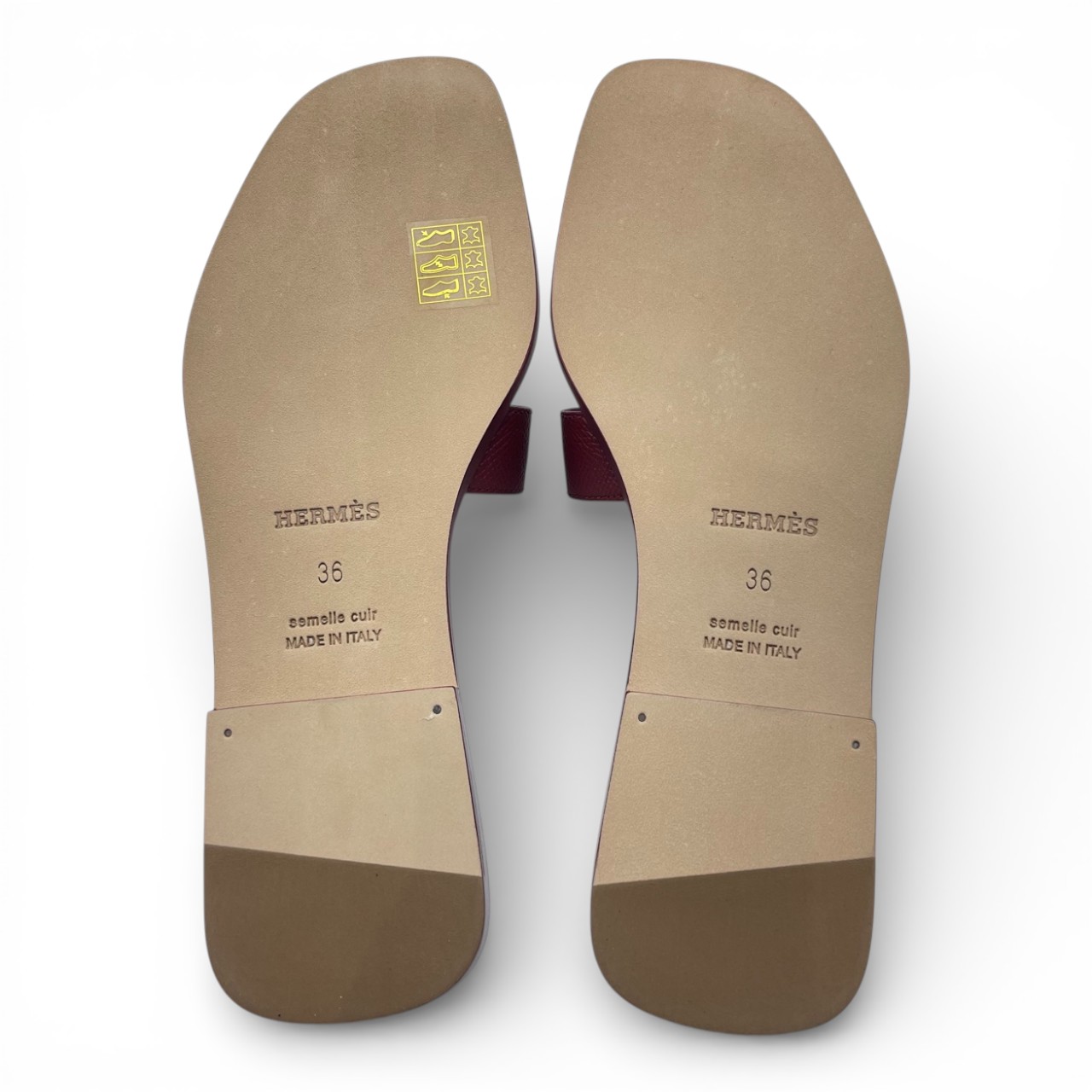 エルメス オラン サンダル 36 ルージュグレナ 23/23.5cm - ブランド品