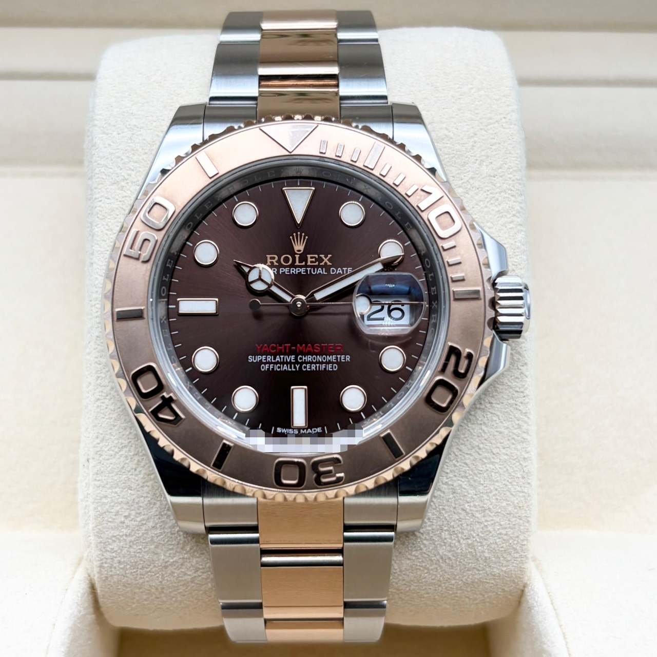 【廃番モデル！】ロレックス ヨットマスター 116621 チョコレート ステンレススチール エバーローズゴールド 40mm