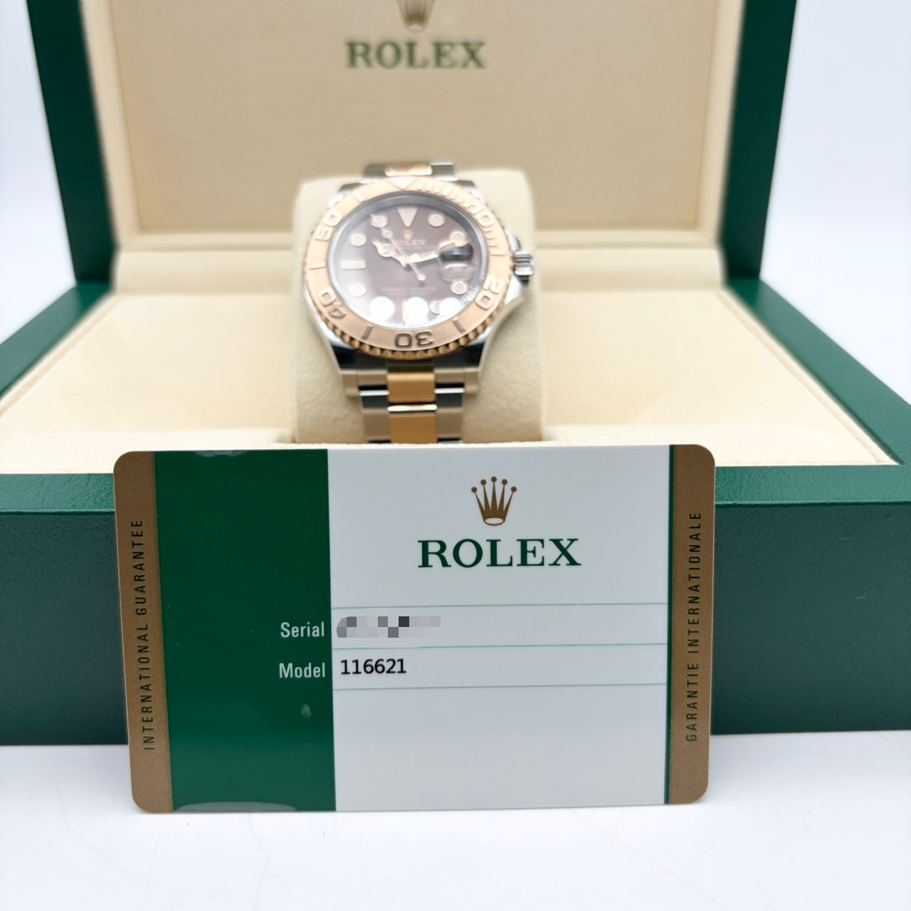 【廃番モデル！】ロレックス ヨットマスター 116621 チョコレート ステンレススチール エバーローズゴールド 40mm