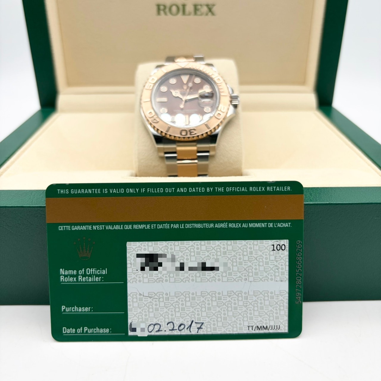 廃番モデル！】ロレックス ヨットマスター 116621 チョコレート