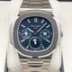パテックフィリップ ノーチラス パーペチュアル カレンダー 5740/1G-001 ブルー 40ｍｍ