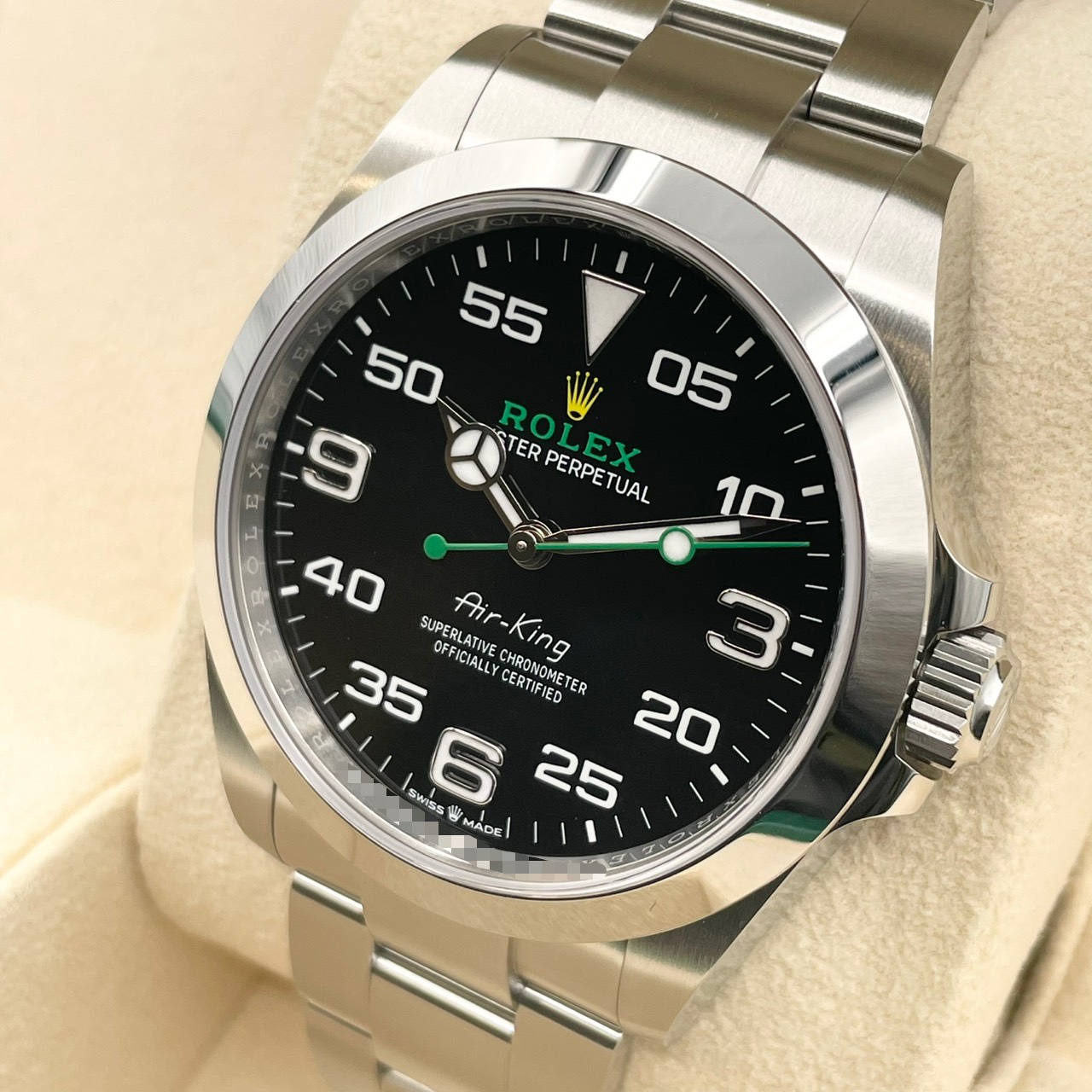 ロレックス エアキング 126900 ブラック ステンレススチール 40mm