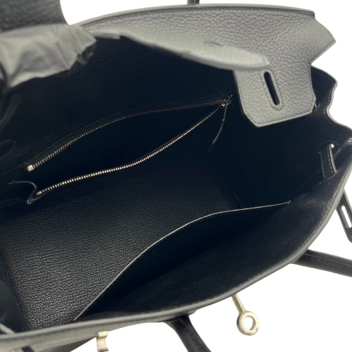 エルメス バーキン 25 ノワール トゴ シルバー金具 U刻印