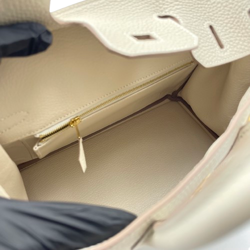 エルメス バーキン 25 クレ トゴ ゴールド金具 W刻印