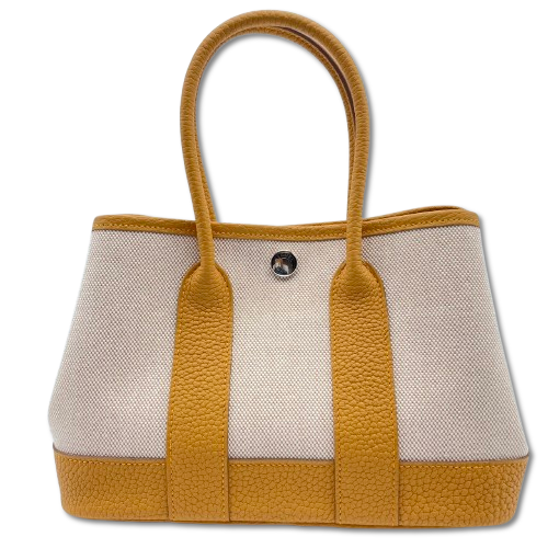 エルメス ネオガーデンパーティー TTPM エクリュ/ナチュラルサブレ トワルアッシュ/ネゴンダ シルバー金具 K刻印