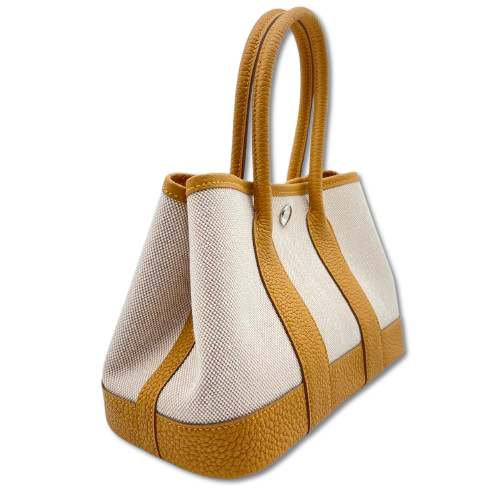 エルメス ネオガーデンパーティー TTPM エクリュ/ナチュラルサブレ トワルアッシュ/ネゴンダ シルバー金具 K刻印