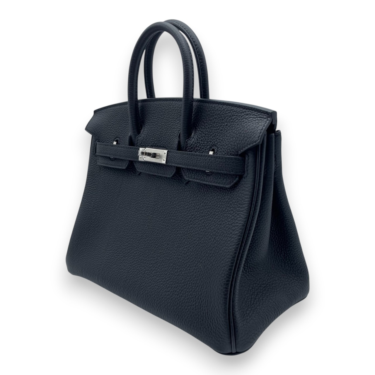 【現金特価】エルメス バーキン 25 ノワール トゴ シルバー金具 K刻印