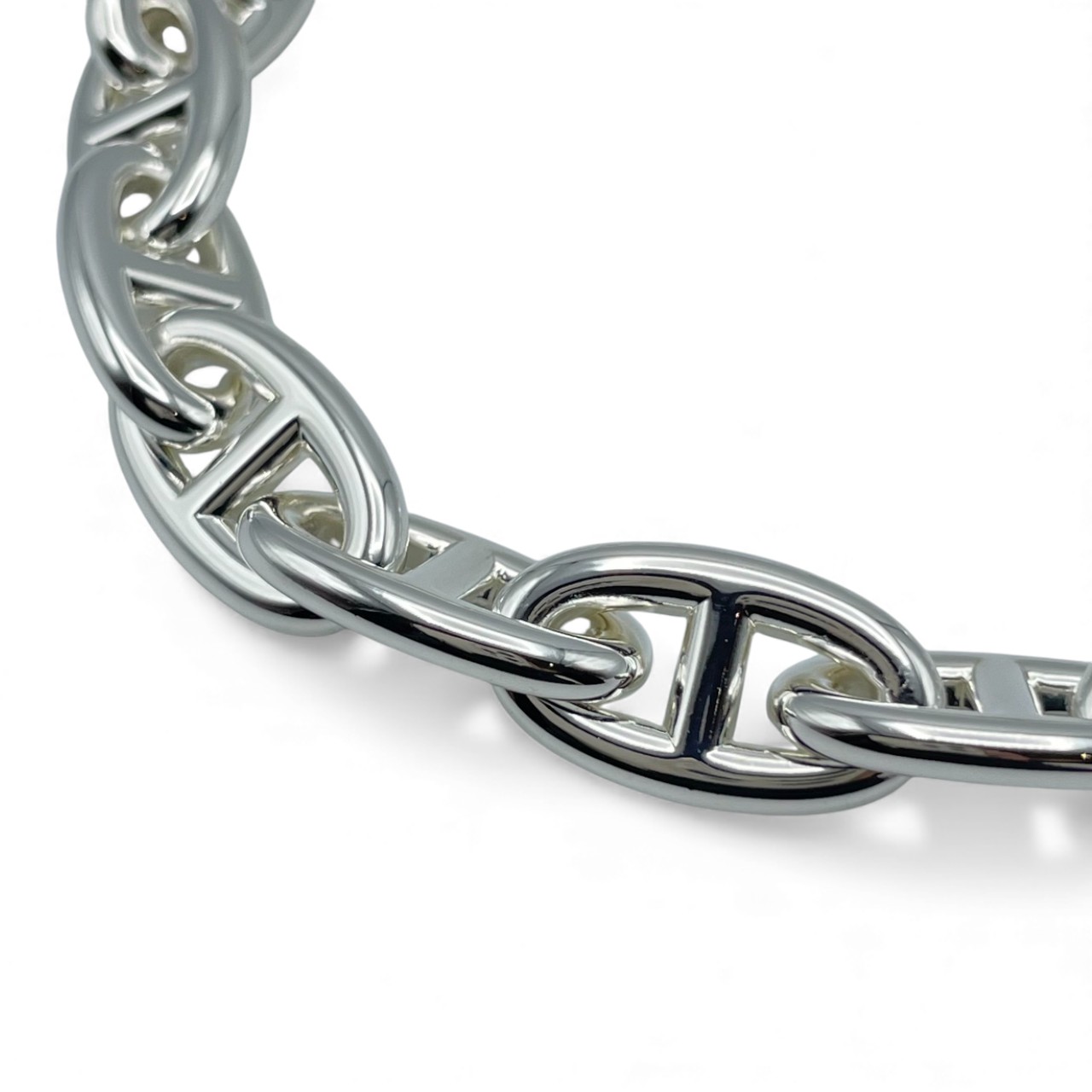 エルメス シェーヌ・ダンクル ブレスレット GM シルバー925 16コマ