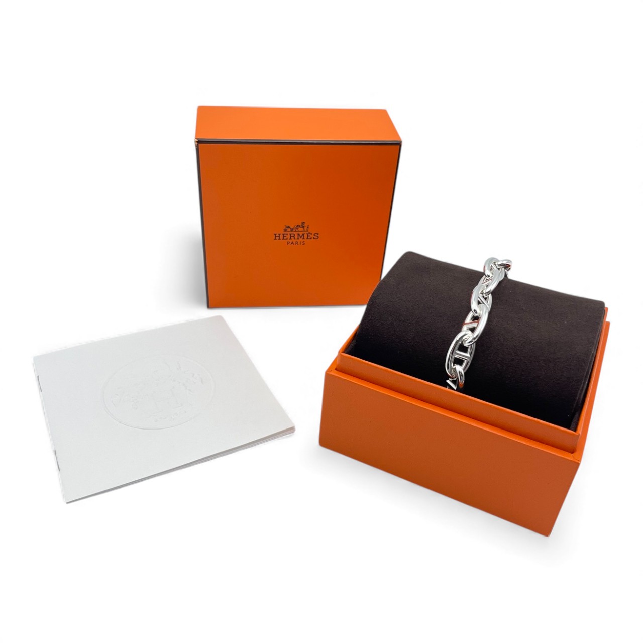 エルメス シェーヌ・ダンクル ブレスレット GM シルバー925 16コマ
