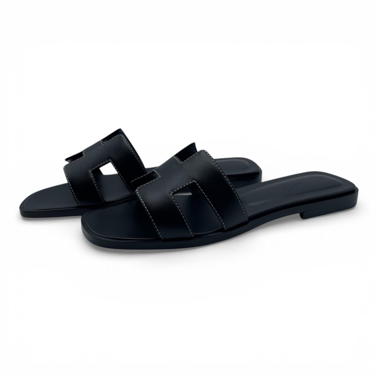 エルメス オラン サンダル 36 ノワール 23/23.5cm - ブランド品専門店