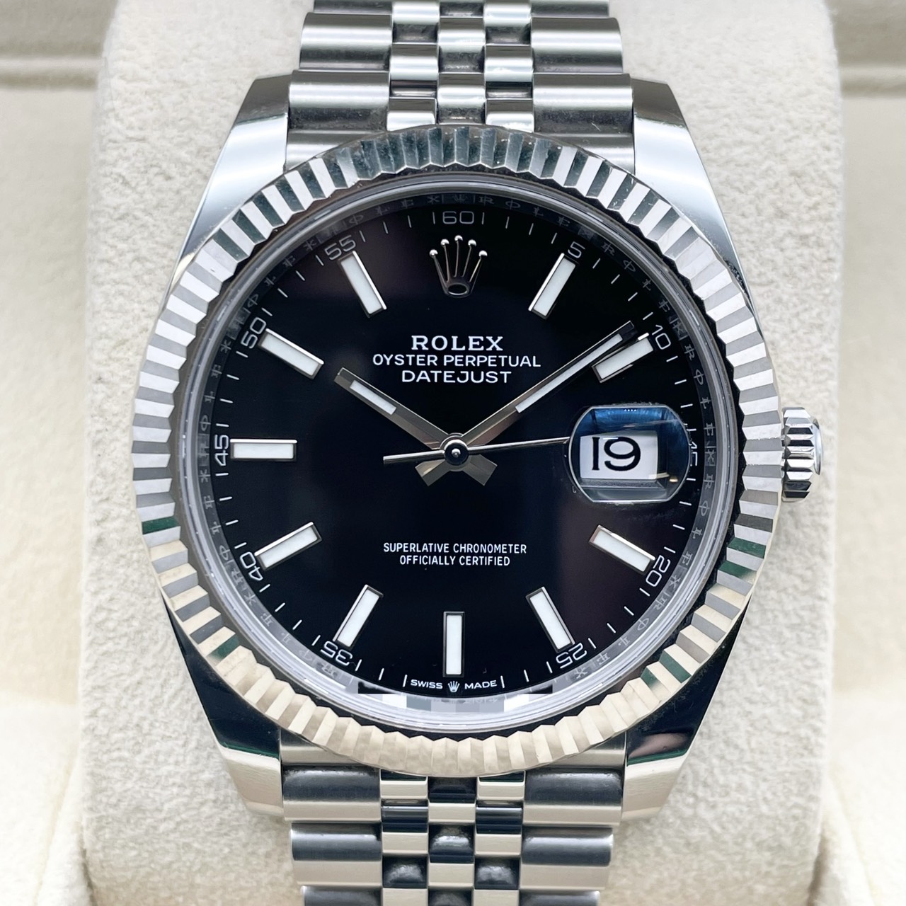 ロレックス デイトジャスト 126334 ブラック ジュビリーブレス 41mm