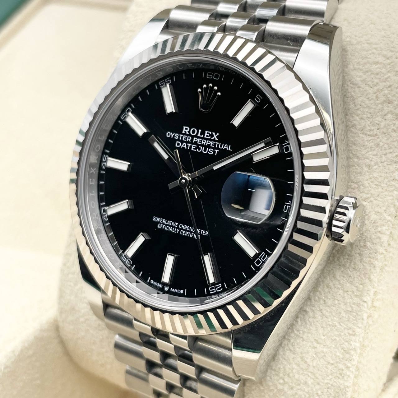 ロレックス デイトジャスト 126334 ブラック ジュビリーブレス 41mm