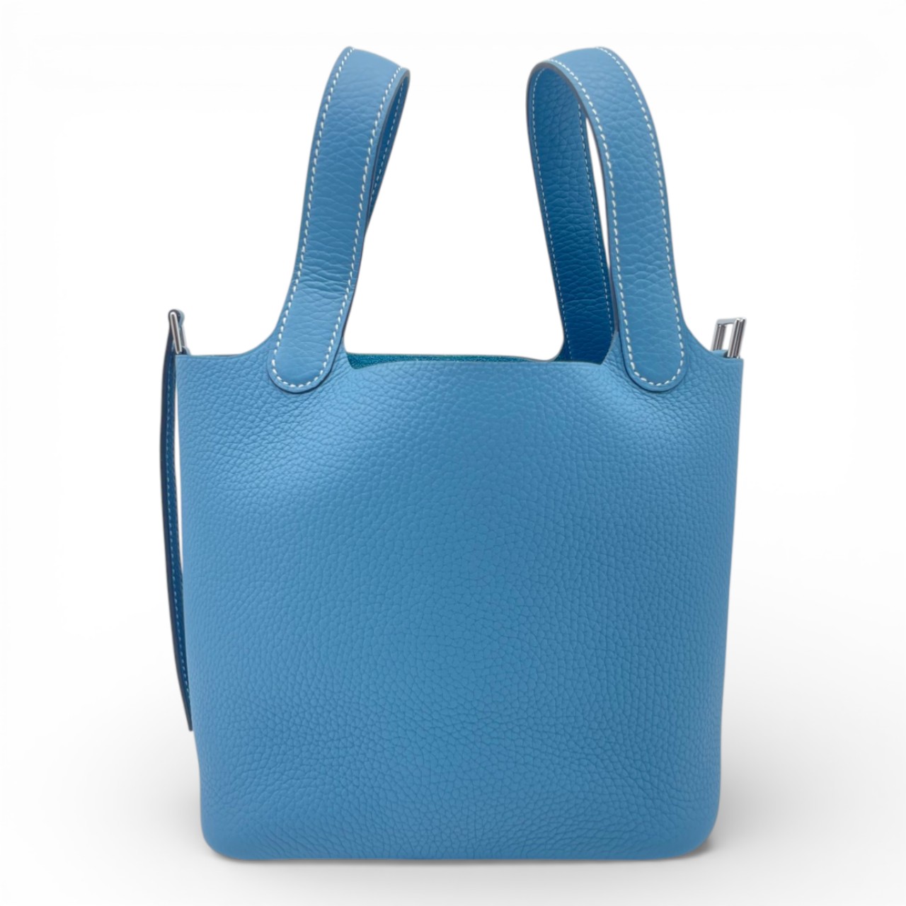 エルメス ピコタンロック PM ニューブルージーン トリヨンクレマンス シルバー金具 K刻印