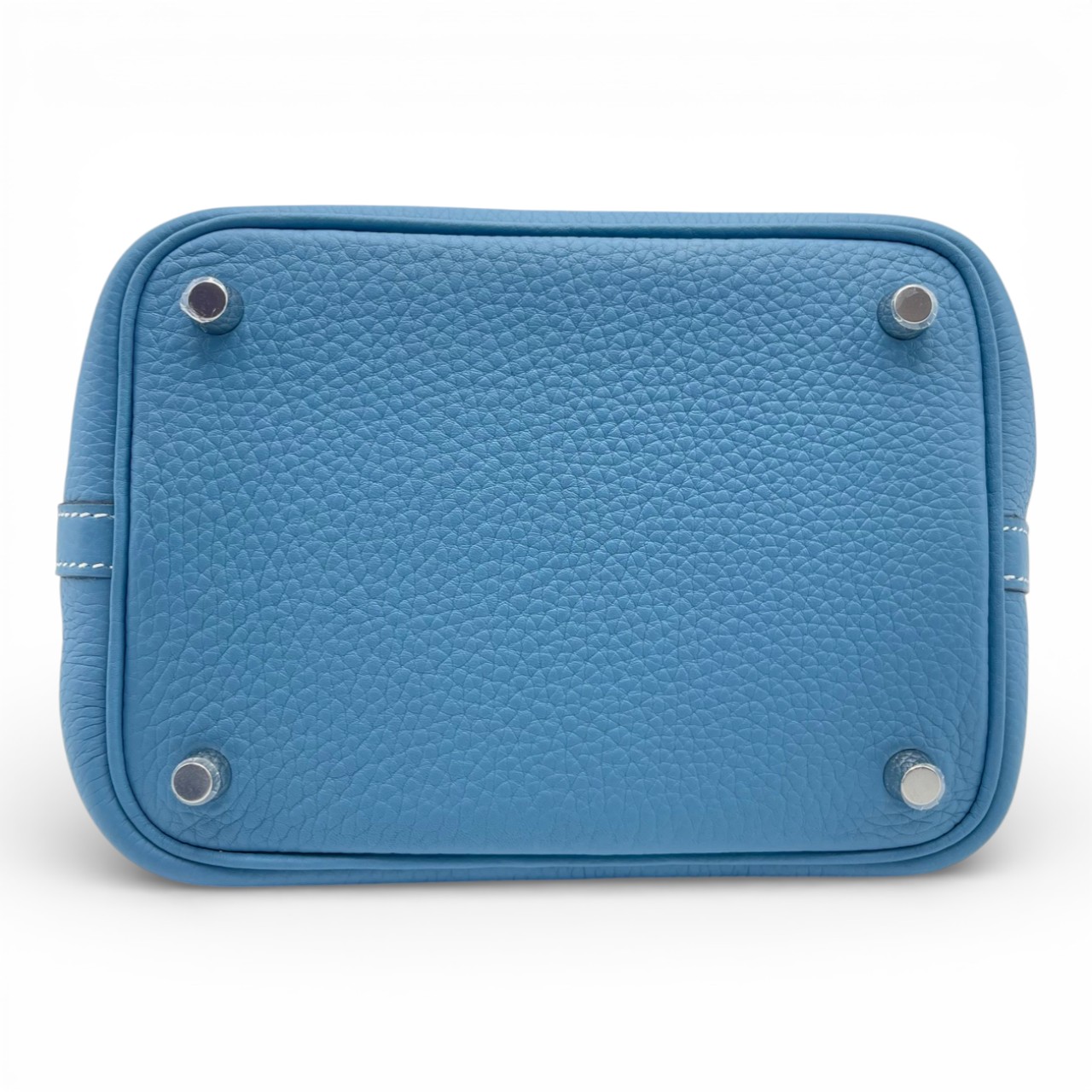 エルメス ピコタンロック PM ニューブルージーン トリヨンクレマンス シルバー金具 K刻印