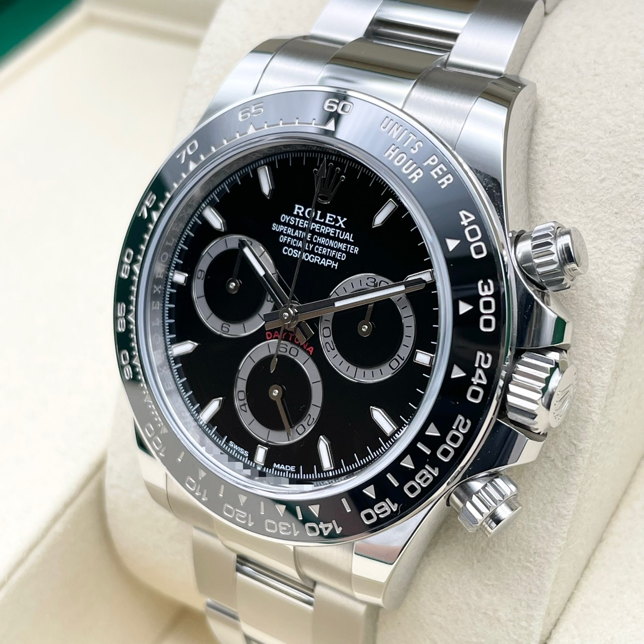 ロレックス デイトナ 126500LN ブラック ステンレススチール オイスターブレス 40mm