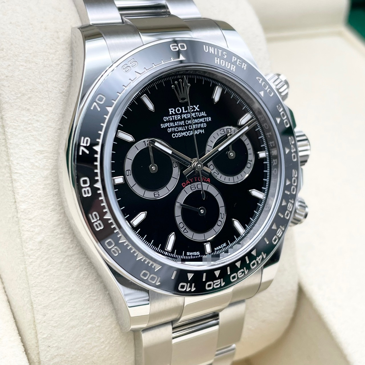 ロレックス デイトナ 126500LN ブラック ステンレススチール オイスターブレス 40mm