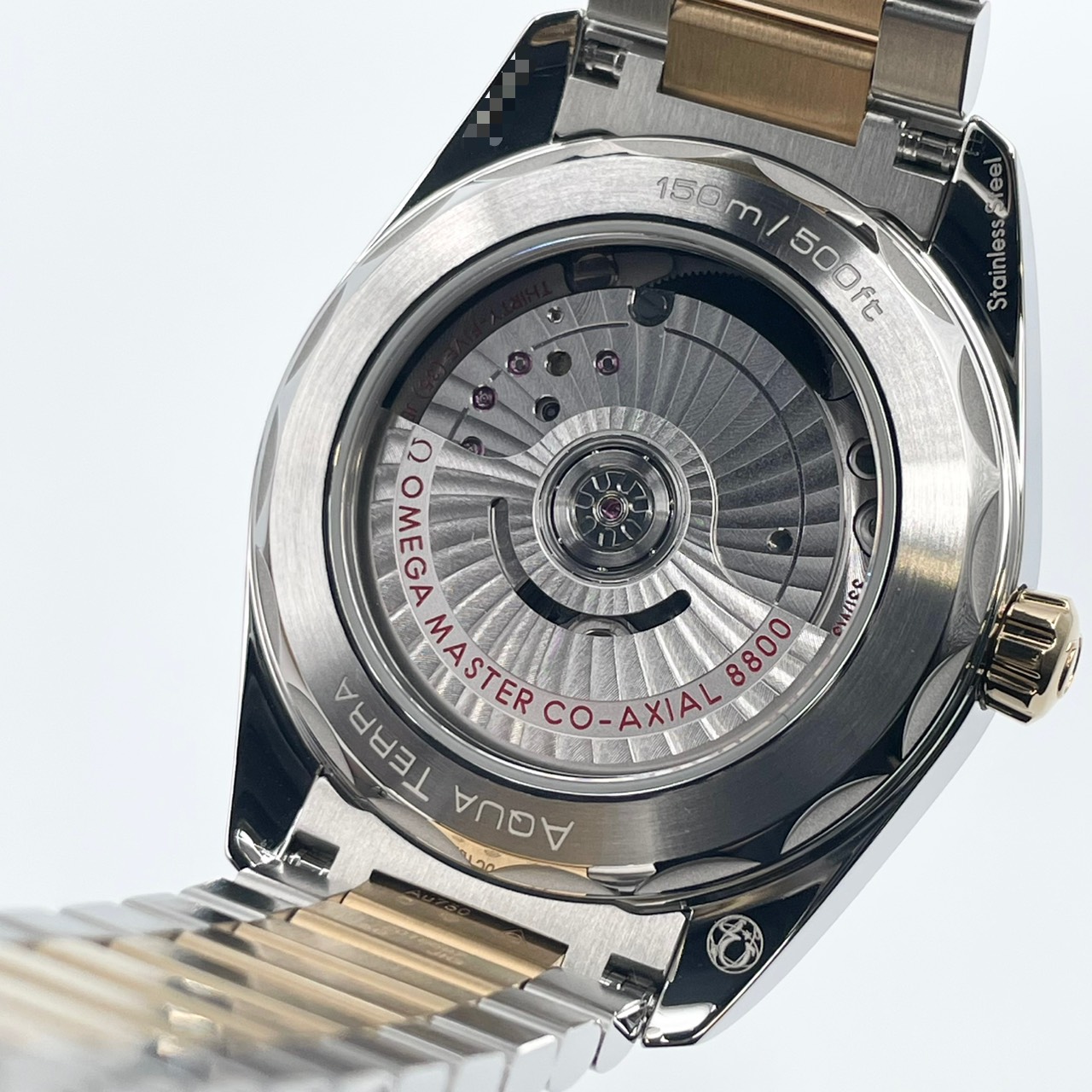 オメガ シーマスター アクアテラ 220.20.38.20.10.002 ステンレススチール レッド 38mm