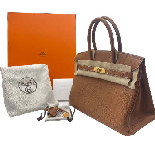 エルメス バーキン30 ゴールド トゴ ゴールド金具 W刻印