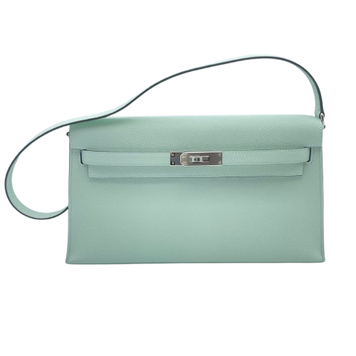 エルメス ケリーエラン W28 ヴェールペパーミント エプソン シルバー金具 W刻印