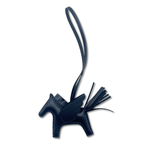 エルメス ペガサスチャーム PM ソーブラック K刻印