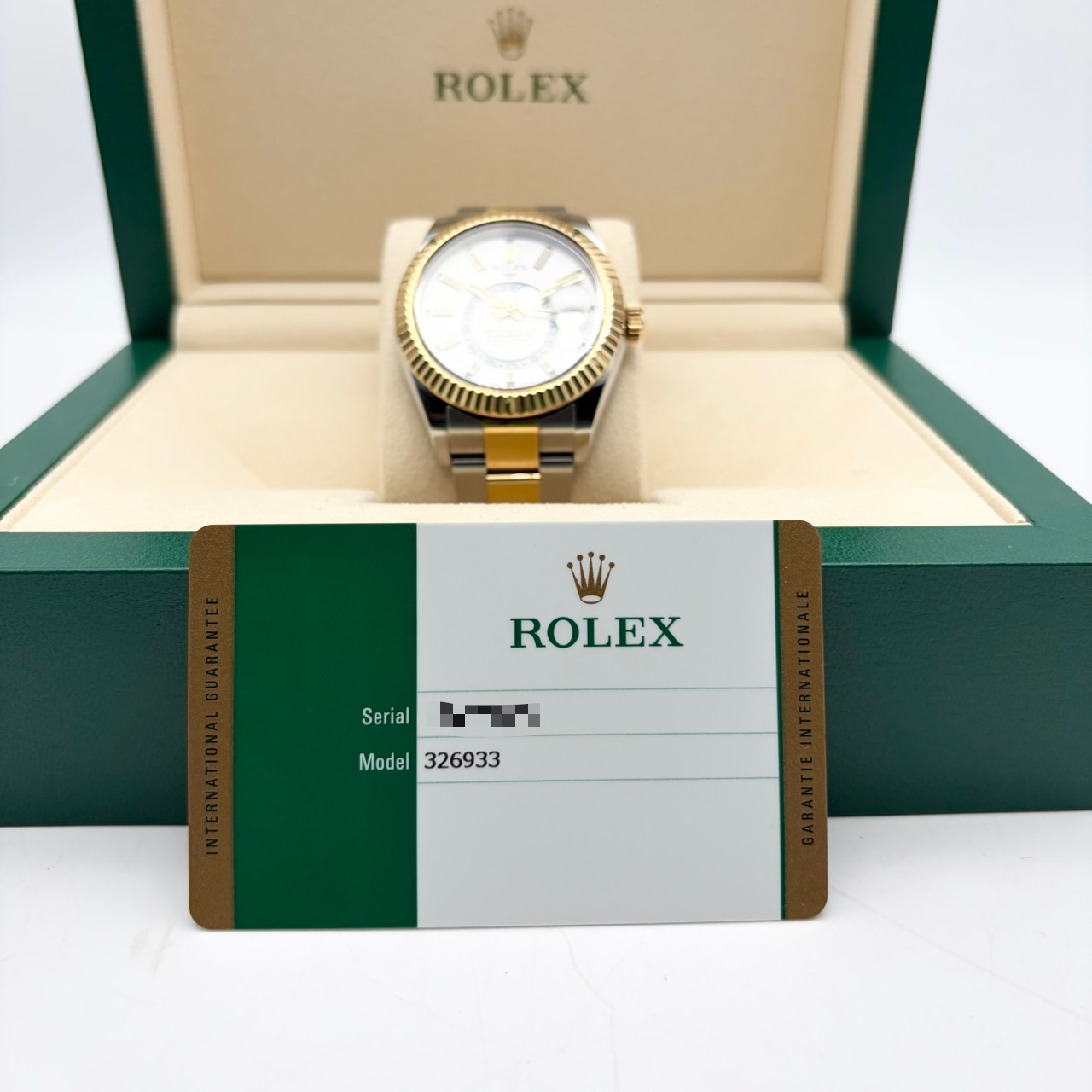 ロレックス スカイドゥエラー 326933 ホワイト オイスターブレス  42mm