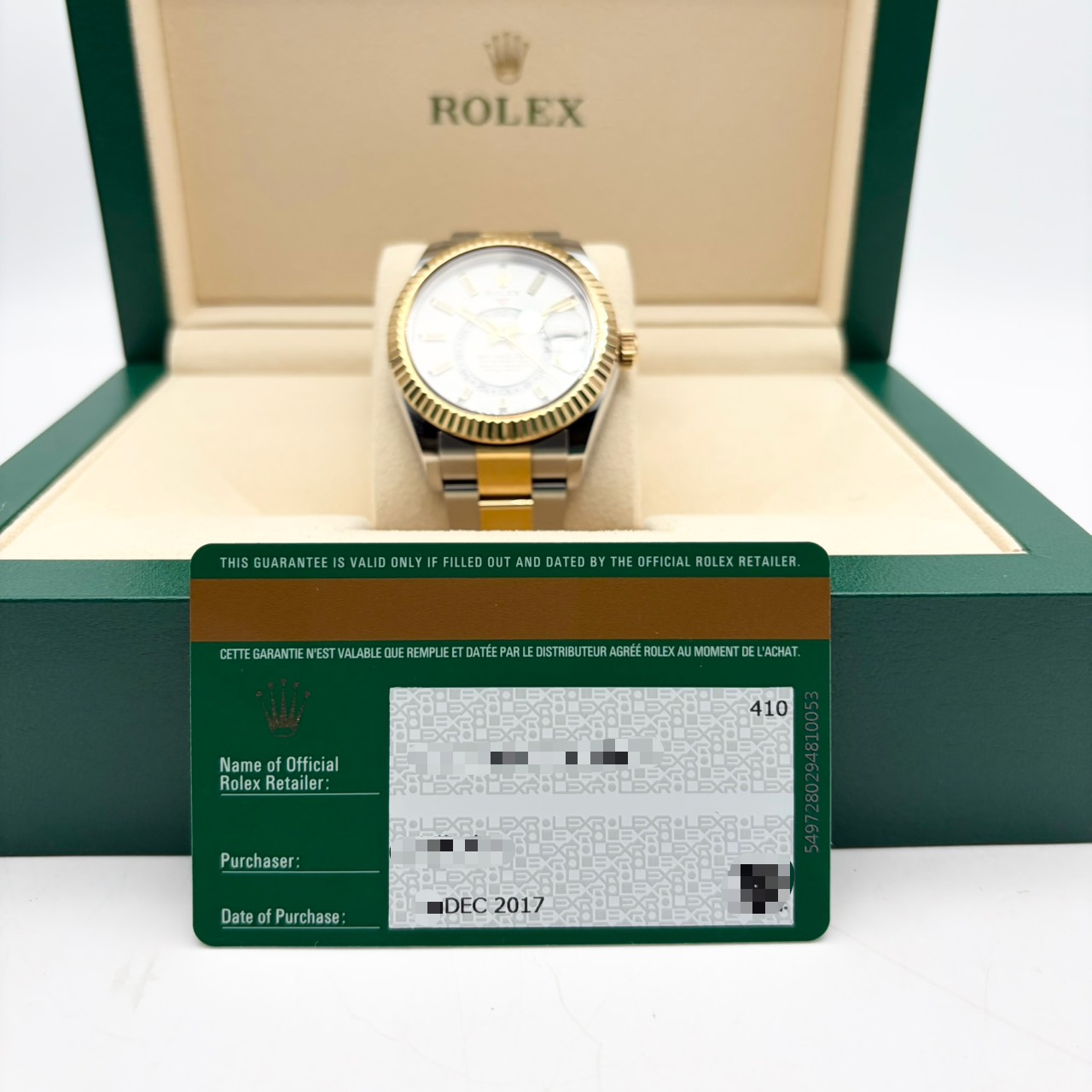 ロレックス スカイドゥエラー 326933 ホワイト オイスターブレス  42mm