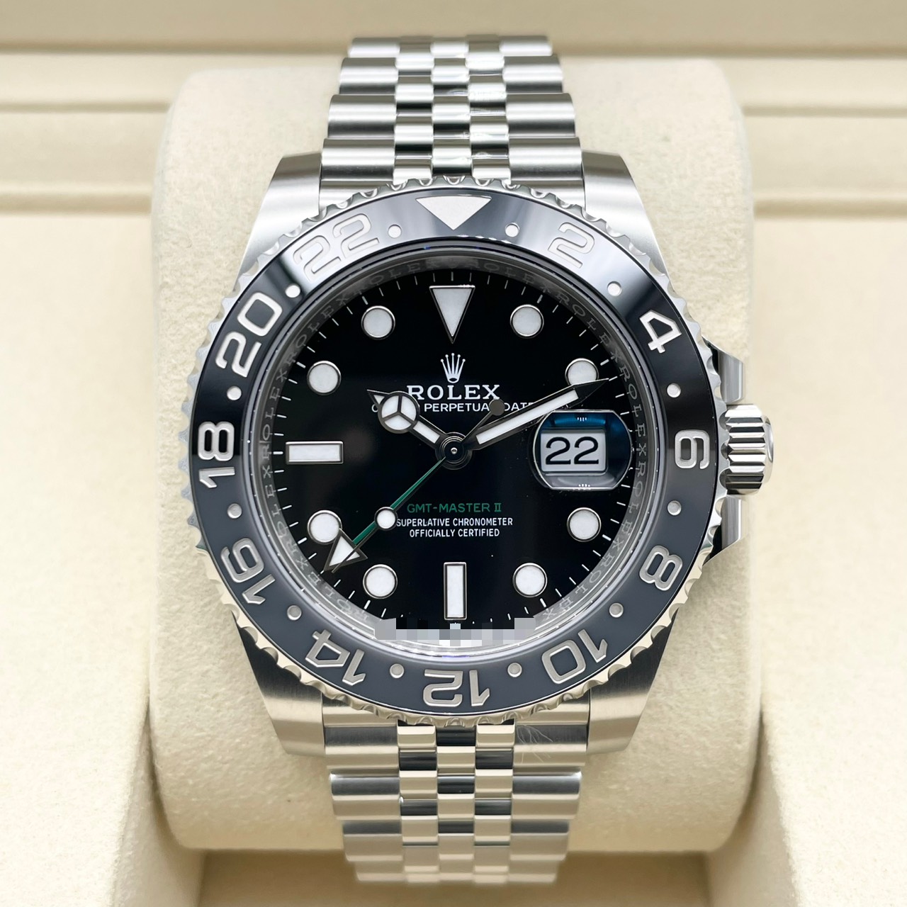 ロレックス GMTマスターII 126710GRNR ブラック ジュビリーブレスレット 40mm