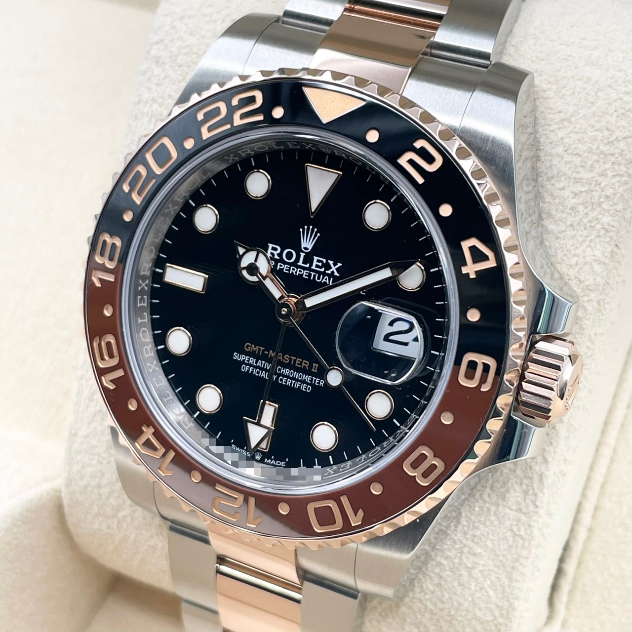 ロレックス GMTマスターII 126711CHNR ブラック 40mm