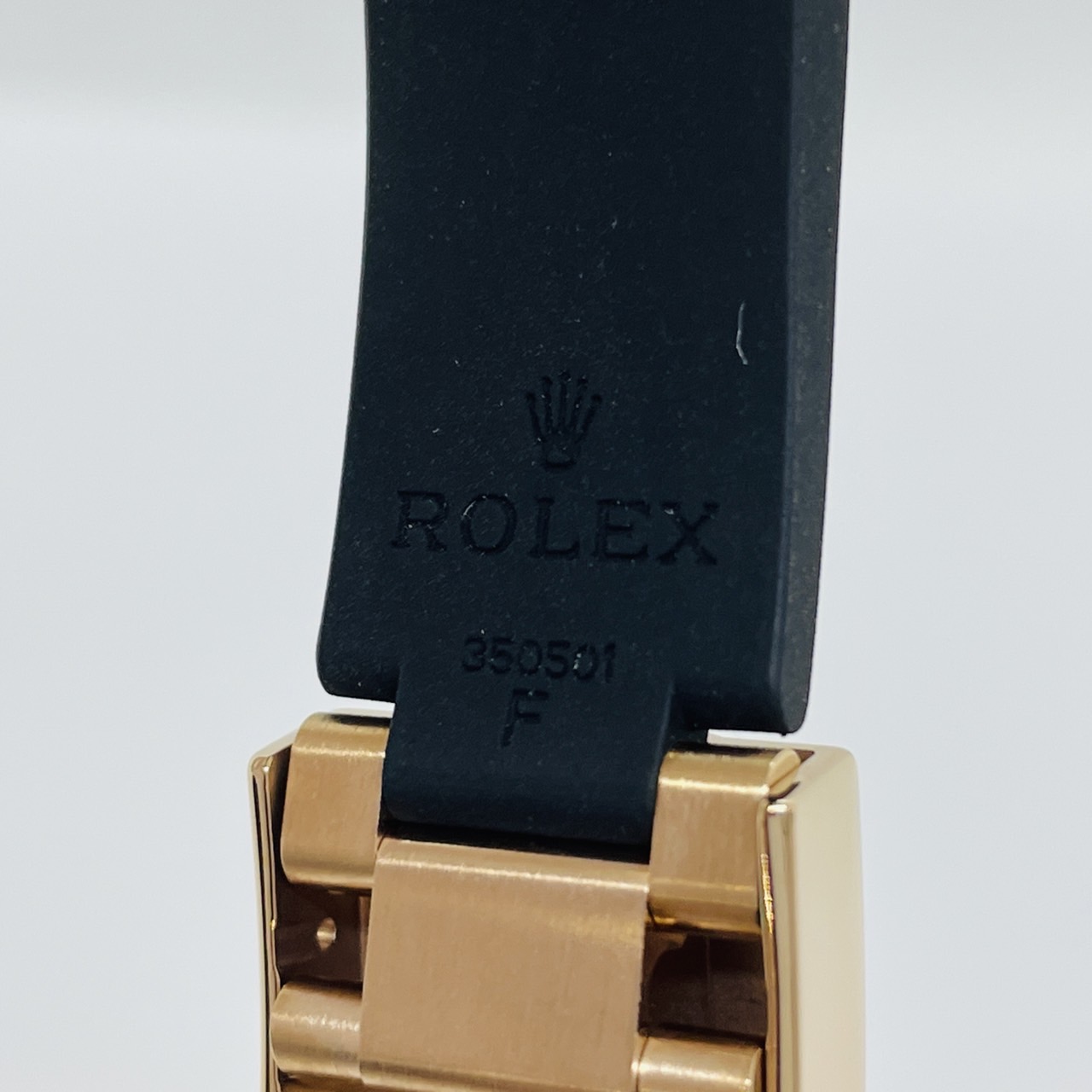 ロレックス デイトナ 116515LN ブラックラバーベルト チョコレート