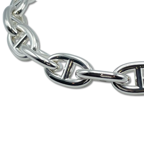 エルメス シェーヌ・ダンクル ブレスレット MM シルバー925 17コマ
