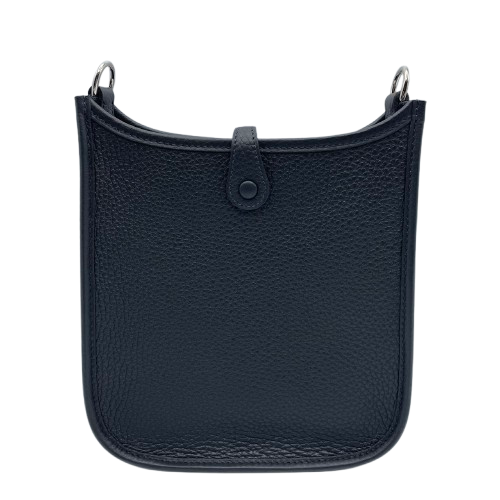 エルメス ミニエヴリン アマゾーヌ TPM ノワール トリヨンクレマンス シルバー金具 W刻印