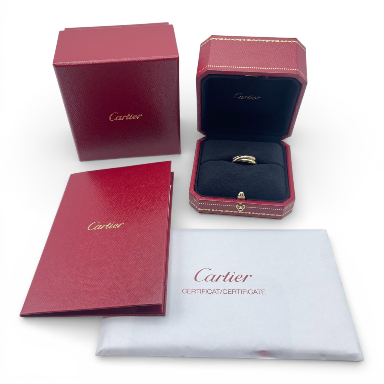 カルティエ トリニティ リング 51 イエローゴールド/ホワイトゴールド/ピンクゴールド 11号
