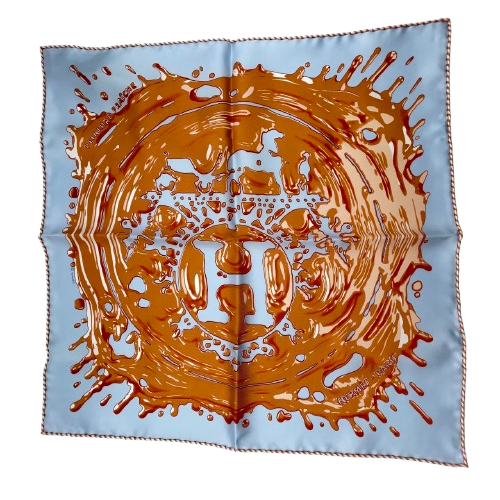 エルメス ガヴロッシュ Peinture Fraiche カレ45 シルク - ブランド品