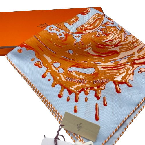 エルメス ガヴロッシュ Peinture Fraiche カレ45 シルク - ブランド品