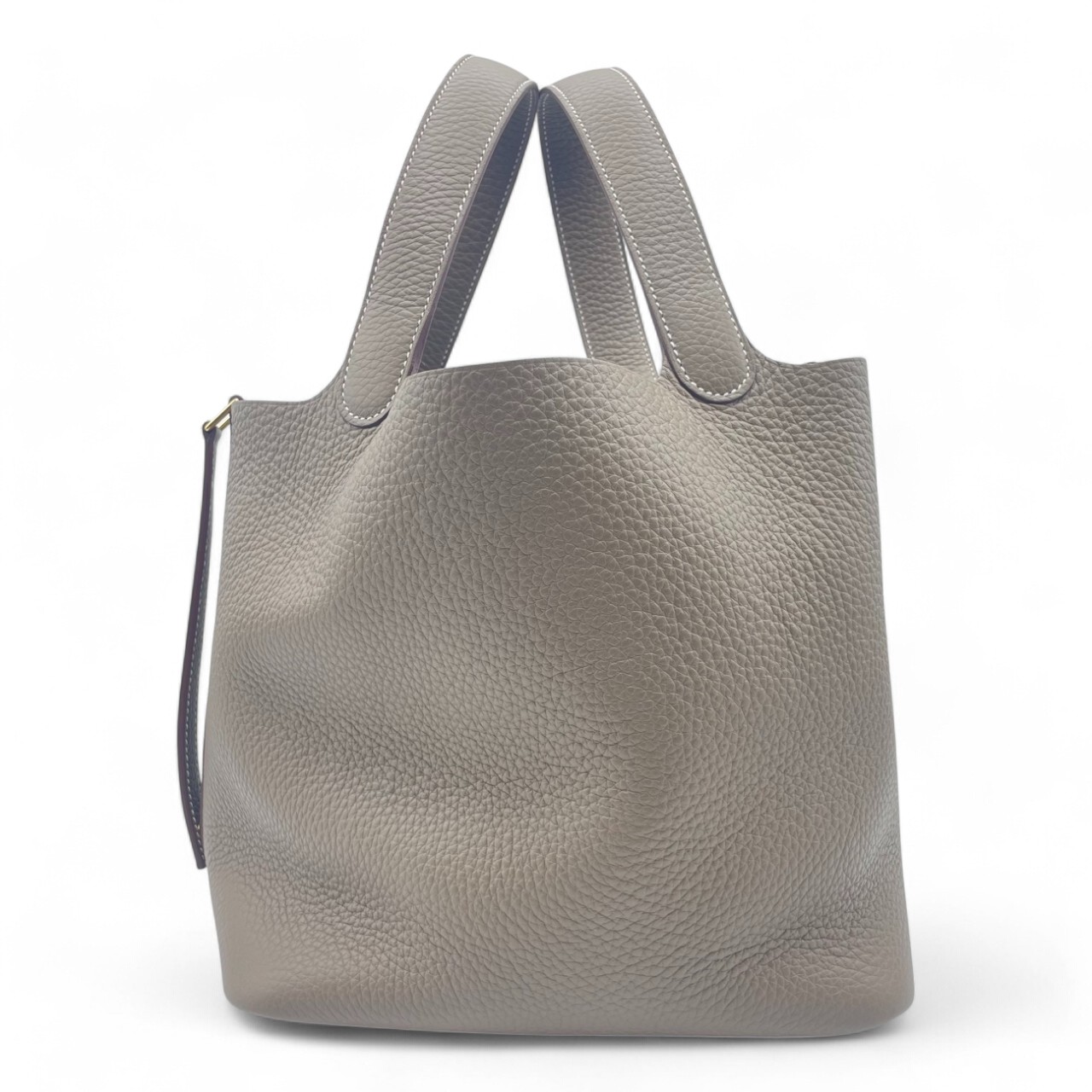 エルメス ピコタンロック MM エトゥープ トリヨンクレマンス ゴールド金具 W刻印