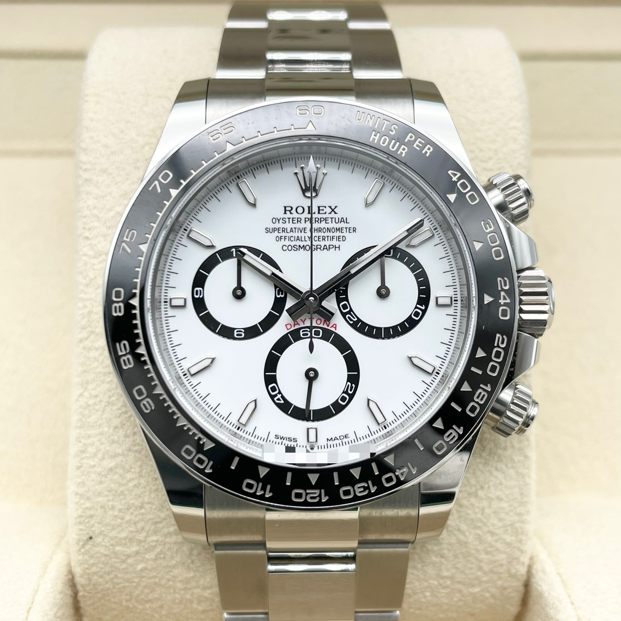 ロレックス デイトナ 126500LN ホワイト ステンレススチール 40mm