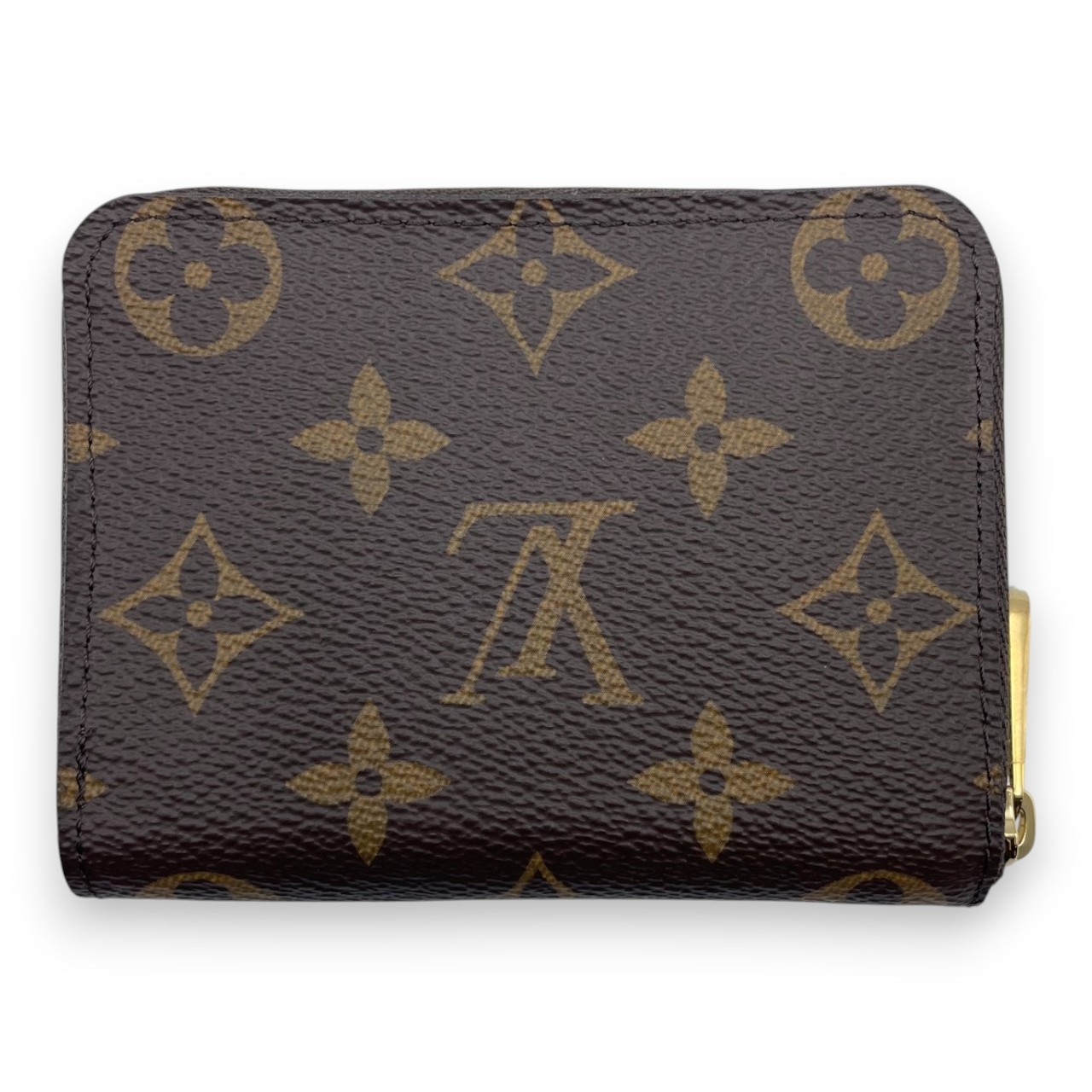 ルイヴィトン ジッピー コインパース ダークブラウン モノグラム グレインレザー ゴールド金具 M60067